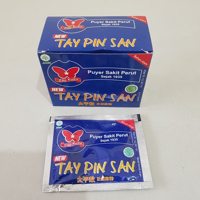 

Tay Pin San (Puyer Sakit Perut sejak 1953).