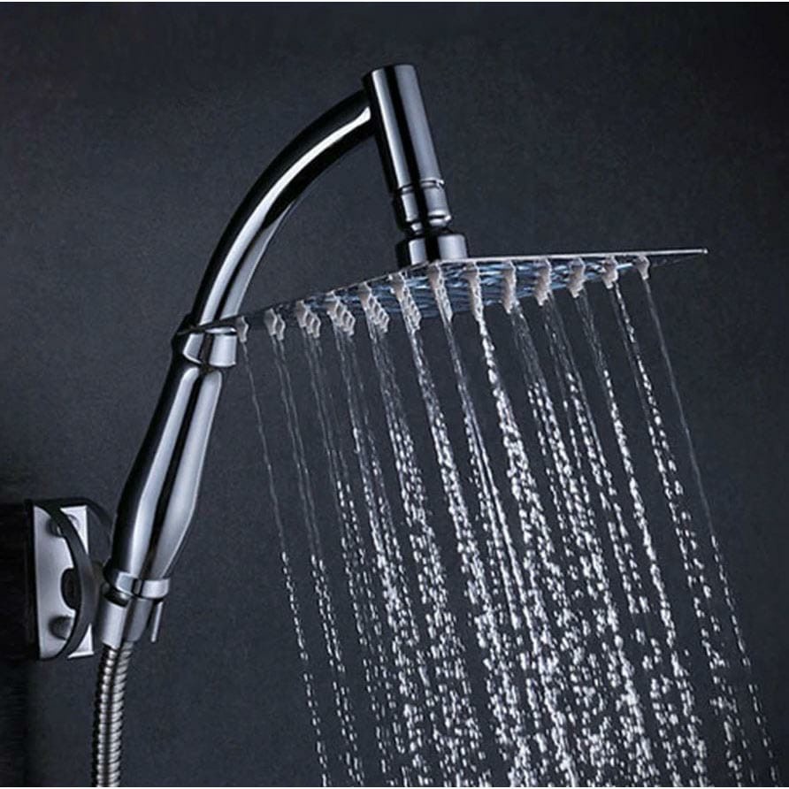 Kepala Shower Mandi Bentuk Kotak 8 Inch Stainless Steel - ADQ0098