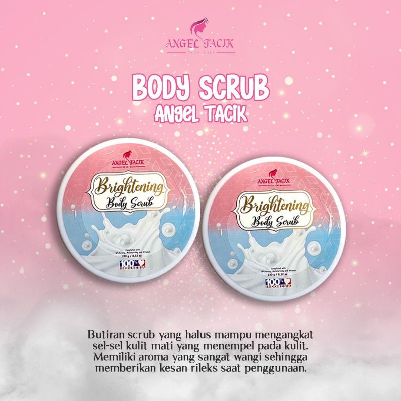 (AR) (BODY SCRUB ANGEL TACIK PROMO DISKON