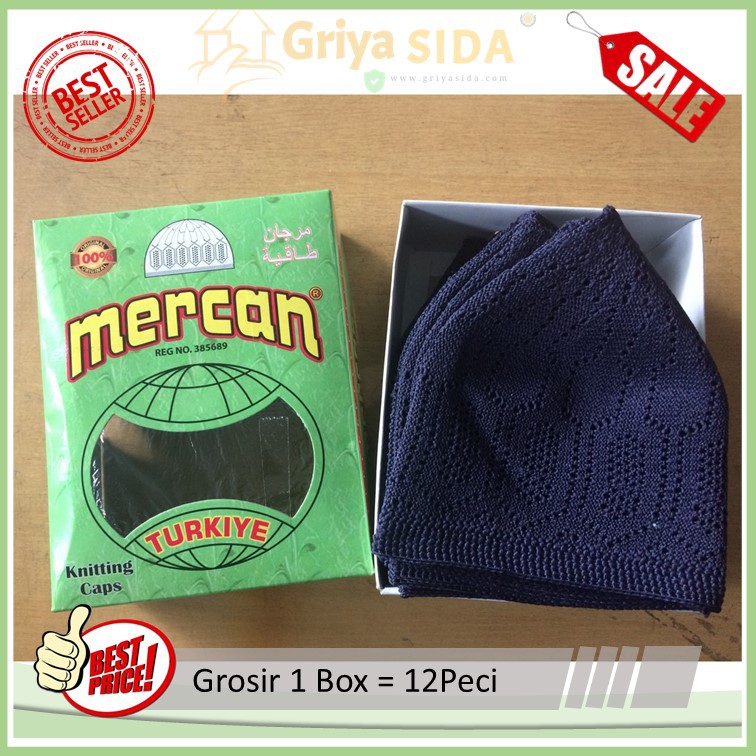 Peci Mercan Turkiye Lusinan Peci Turki Rajut Termurah Harga Grosir Oleh-oleh haji