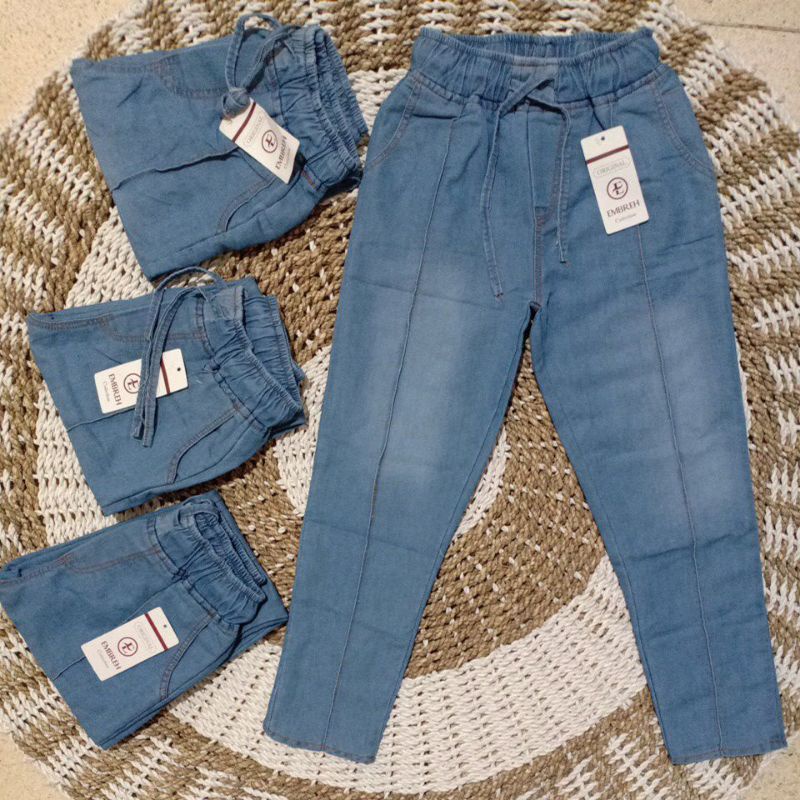 BAGGY PANTS JEANS PREMIUM ANAK//CELANA BAGGY PANTS PANJANG ANAK WANITA :7-8 thn