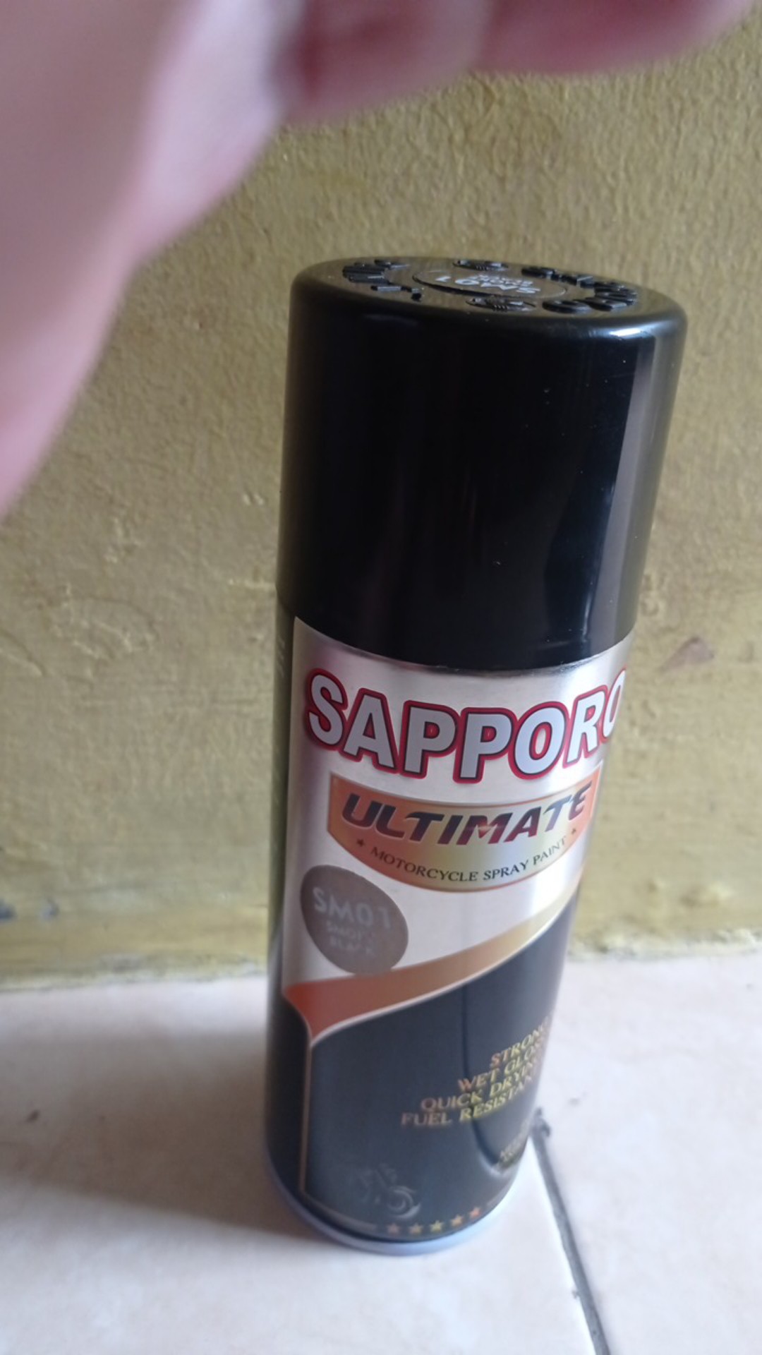 Cat Semprot Sm01 Smoke Black Smoke Hitam Transparan Sapporo Ultimate Spray