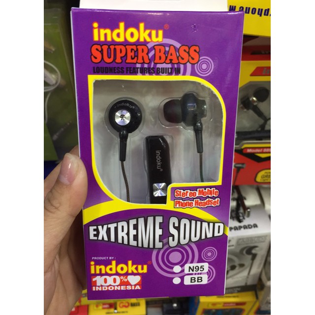 Headset Indoku Basoka Extreme Sound Super Bass