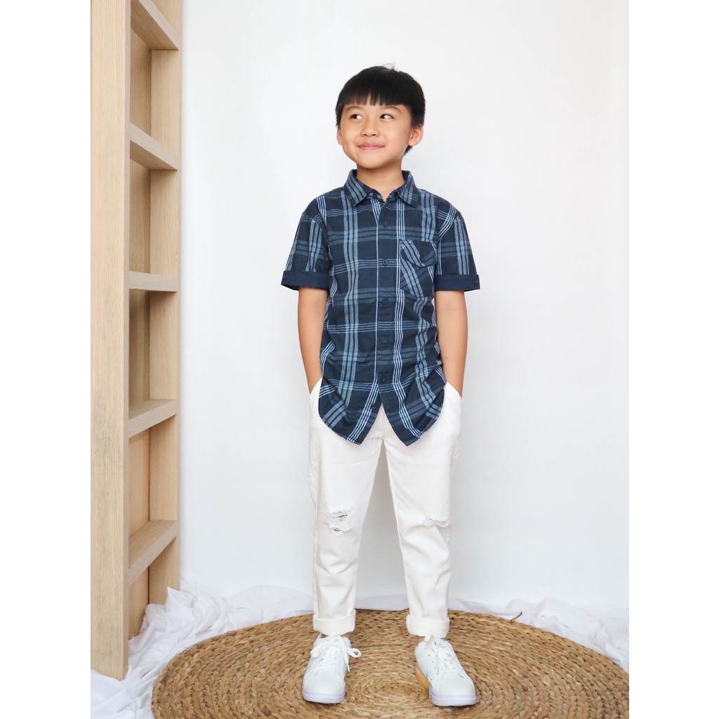 Mexican Kemeja Anak Lengan Pendek - Flannel Shirt