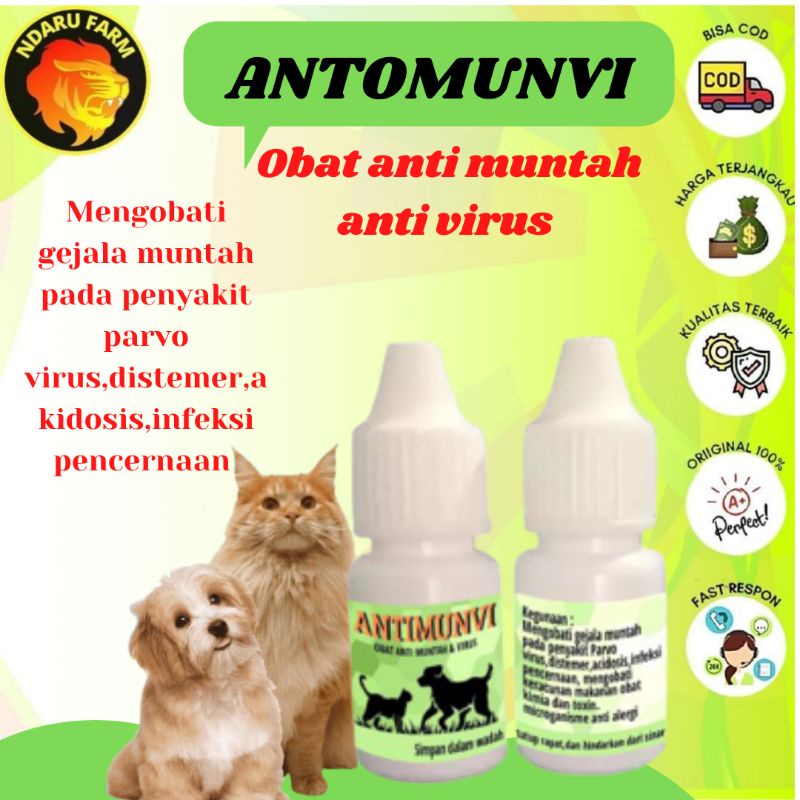 Antimunvi Anti Muntah Kucing Anjing NDARUFRAM