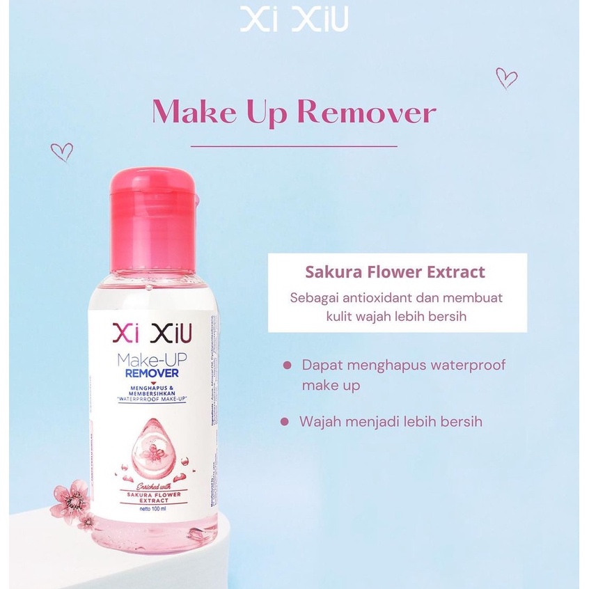 ☘️ CHAROZA ☘️ XI XIU Make Up Remover / Micellar Water Sakura Flower 100 ML