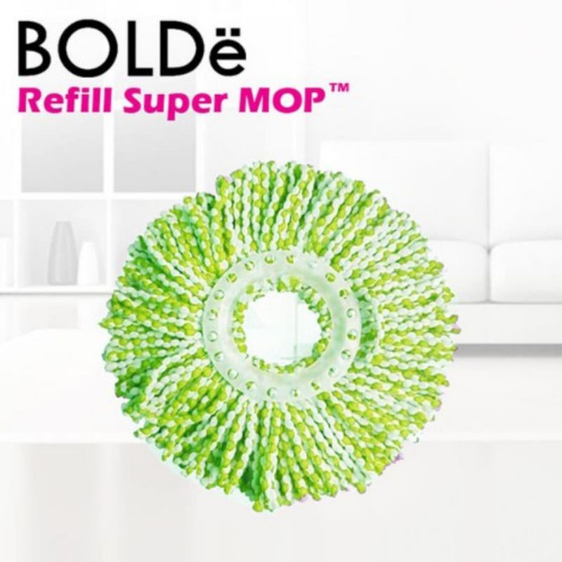 Refill Bolde Super Mop Kain Microfiber Isi Ulang Spin Mop