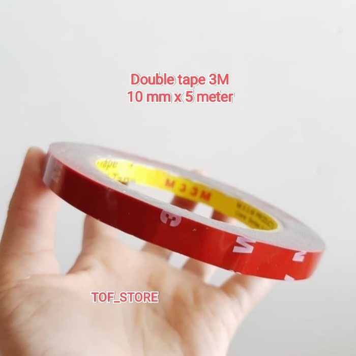 

Jual Double Tape 3M Foam Merah 10 Mm X 5 Meter Hemat