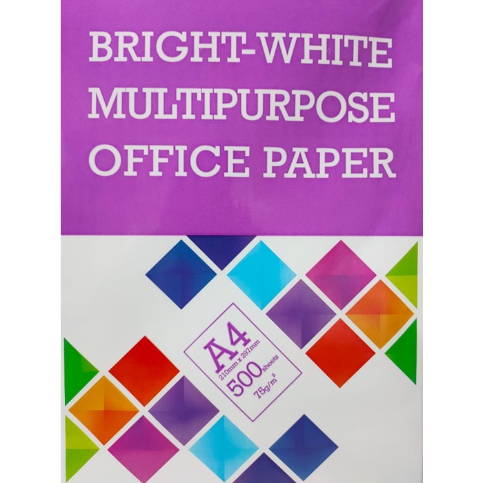 

(BISA COD) Kertas Print Fotocopy HVS A4 Paperone Excellent PPLite BMO 75 gram - BMO