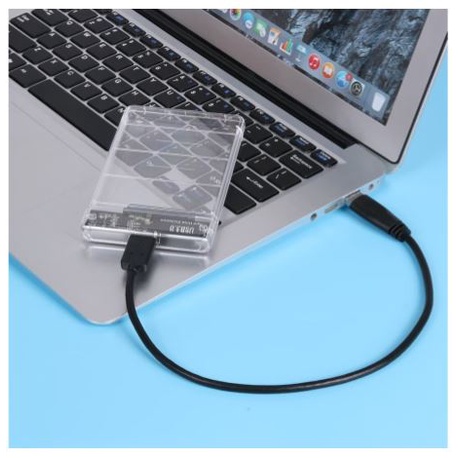 Case Ssd hdd enclosure 2.5 sata usb 3.0 6Gbps transparent s2516u3 - Casing harddisk external usb3.0 transparan