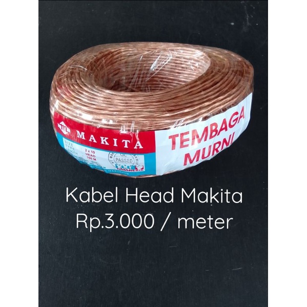 Kabel head stereo. harga untuk 1 meter kabel