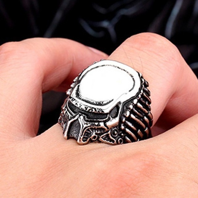 SEUSUK  Cincin Model Terbuka Gaya Punk untuk Pria