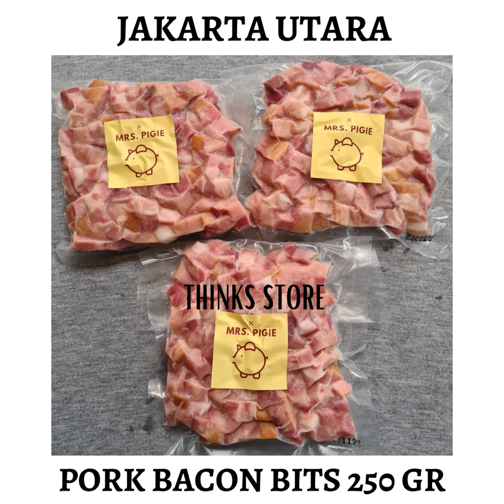 

PORK BACON BITS - BACON BABI PREMIUM (potongan kecil)
