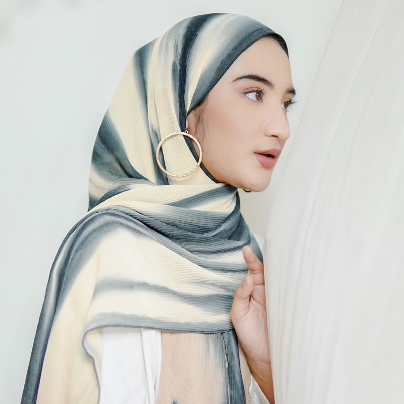 Anna pleats ombre/pashmina gradasi