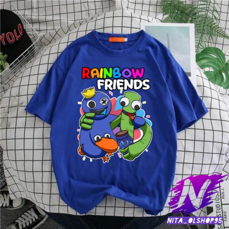 baju anak rainbow friends baju rainbow friends baju kaos anak rainbow friends kartun anak