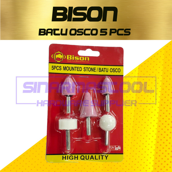 Batu Osco Set 5 Pcs Batu Gerinda Mini Grinder Mounted Stone