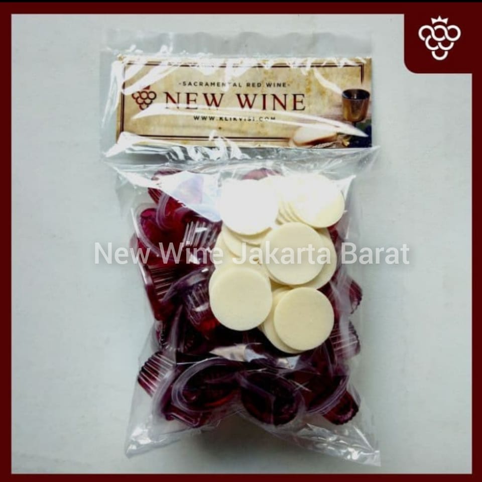 

Anggur Perjamuan Kudus Cup + Hosti - Isi 25