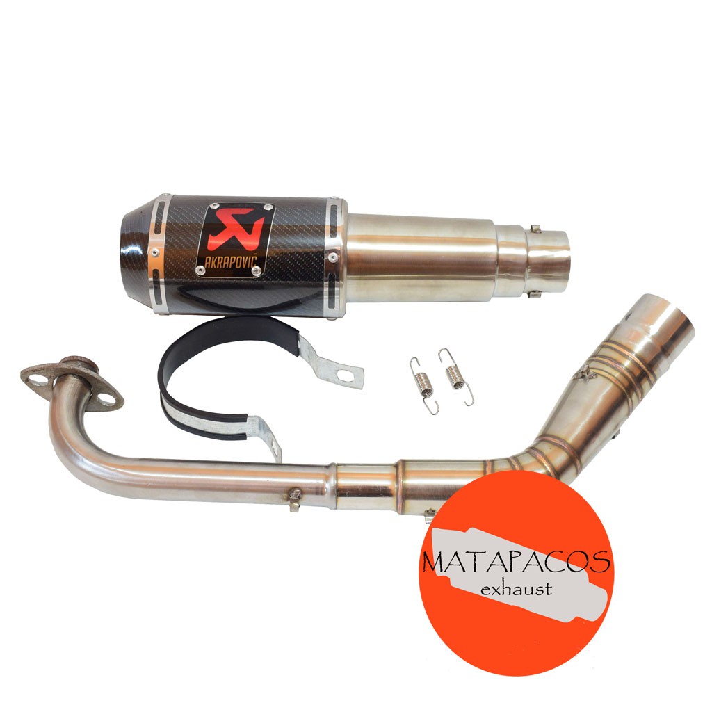 Knalpot Racing Akrapovic+DB KILLER  NMax Aerox Lexi X-Ride Fino PCX Adv Vario Beat Scoopy Genio dll