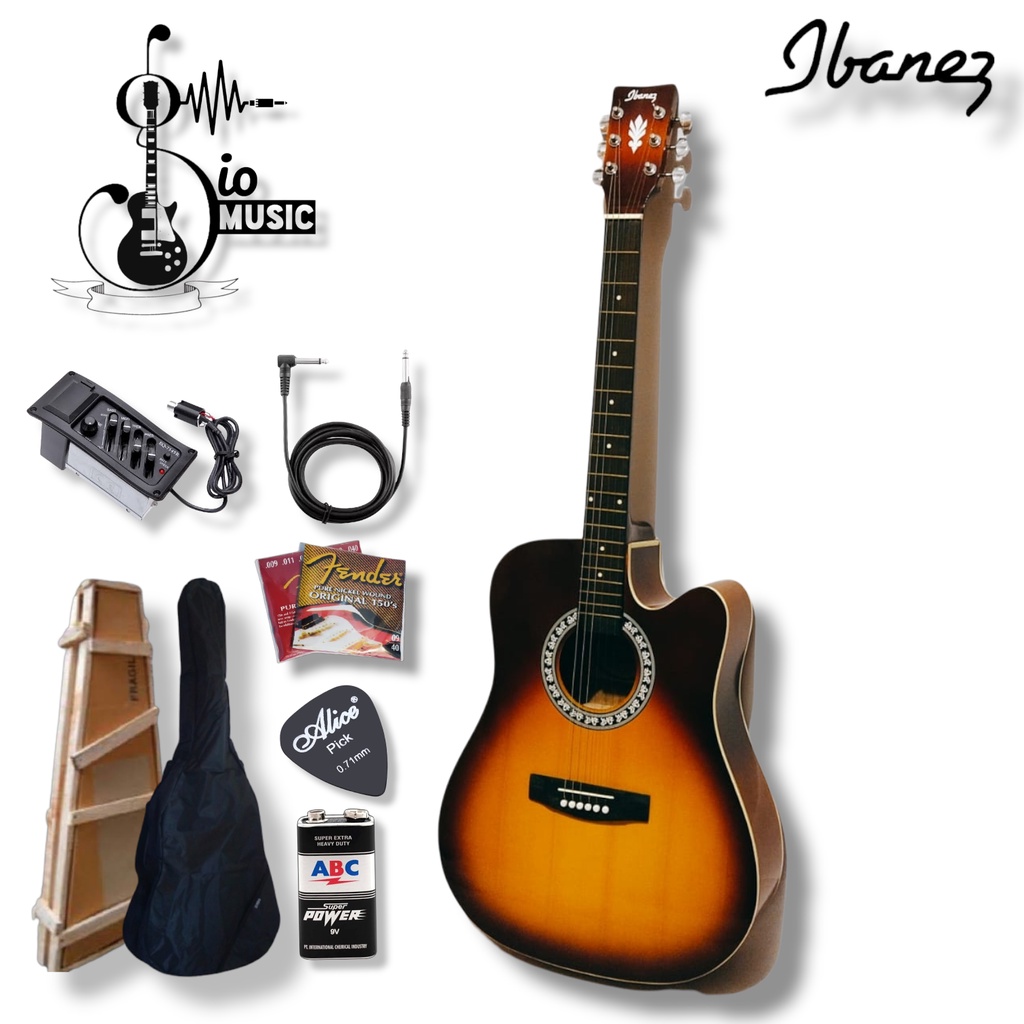 Gitar Ibanez Akustik Elektrik Medium Pro [ Gitar Akustik ] [ Gitar Elektrik ]
