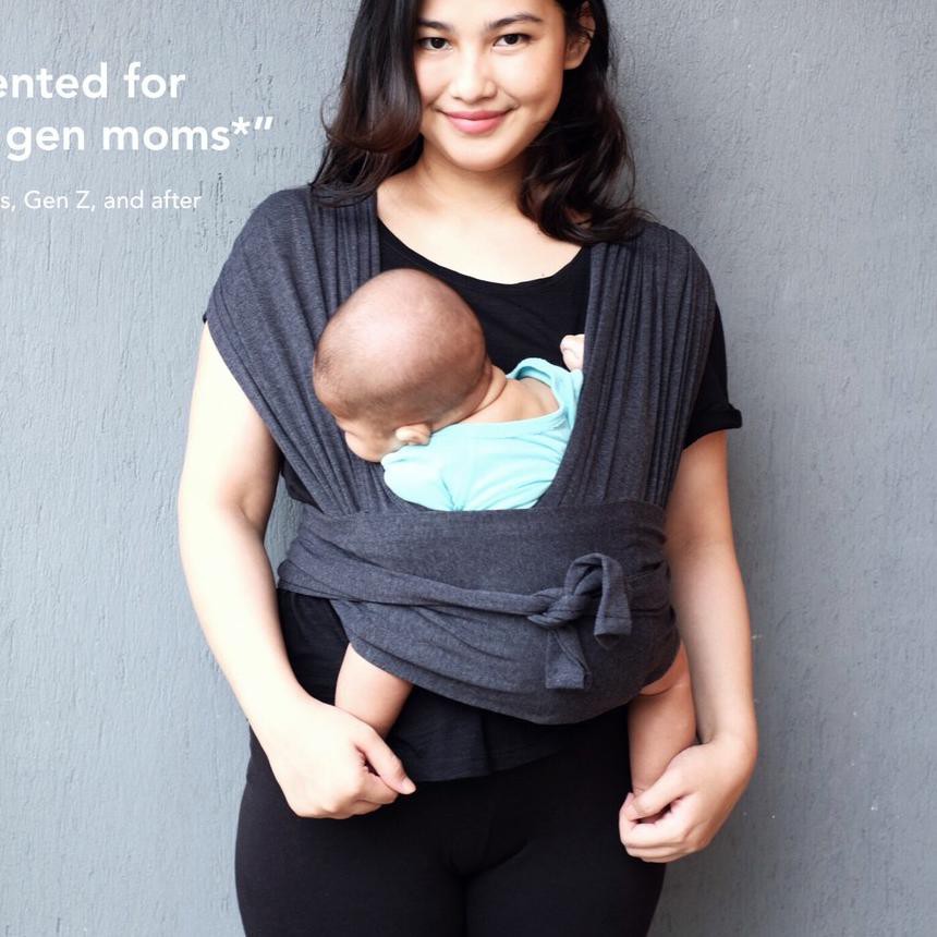 Terbaru Maison Elmesa Quick Wrap Gendongan Bayi Shopee Indonesia