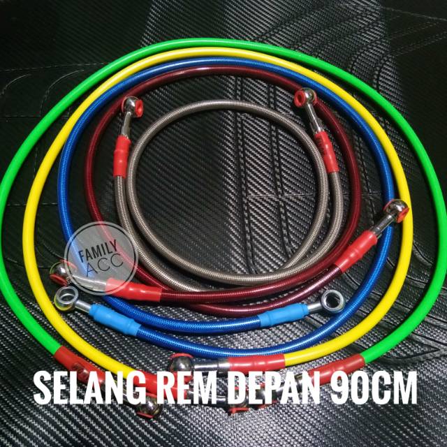 Selang Rem Depan 90cm Universal