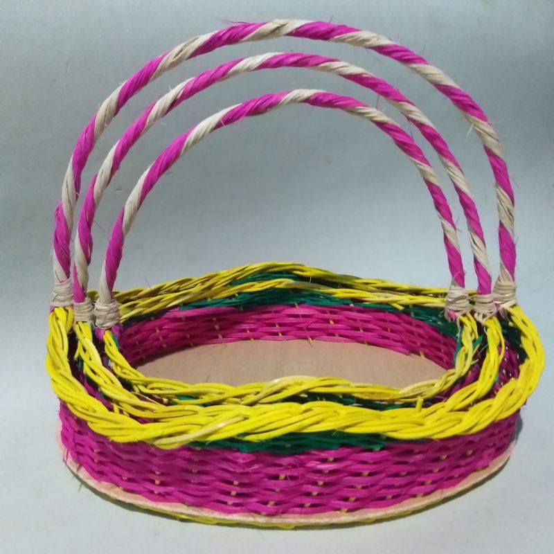 keranjang parcel buah / keranjang parcel rotan / Grosir parcel rotan / Baki Lamaran