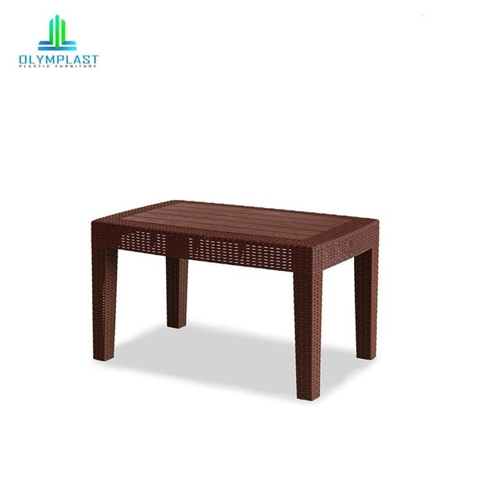 Meja Tamu Coffee Table Teras Rotan Anyaman OST-R - Olymplast