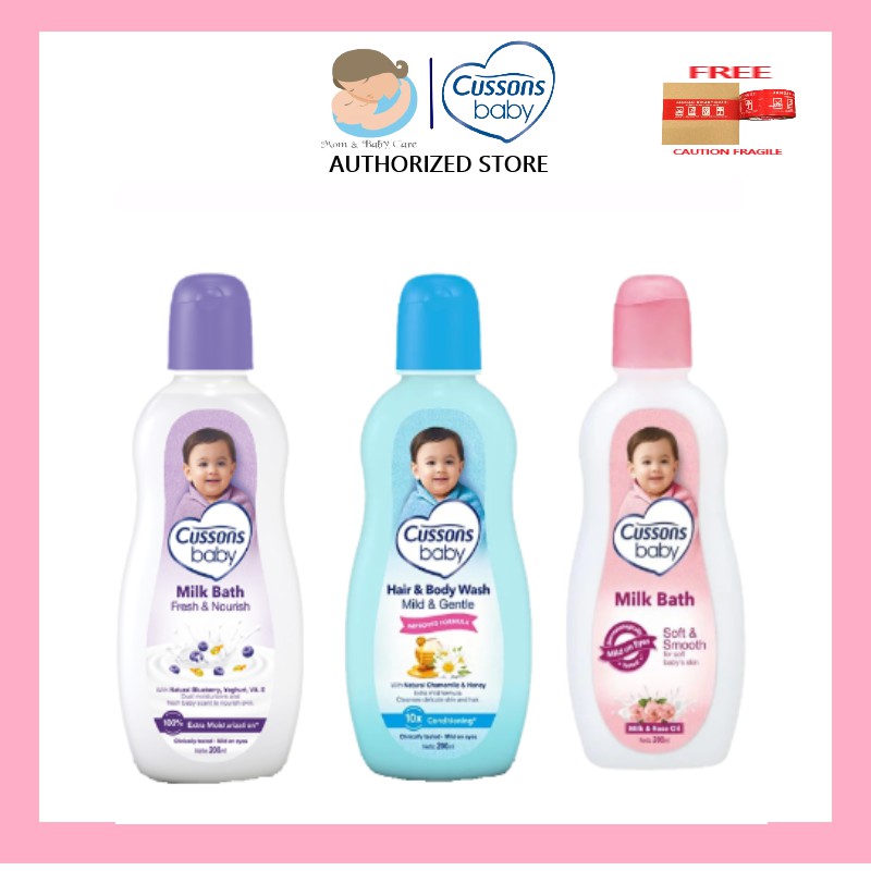Cussons Baby Hair &amp; Body Wash / Cusson Sabun Cair Isi Hemat / Extra Fill 100ml + 100ml