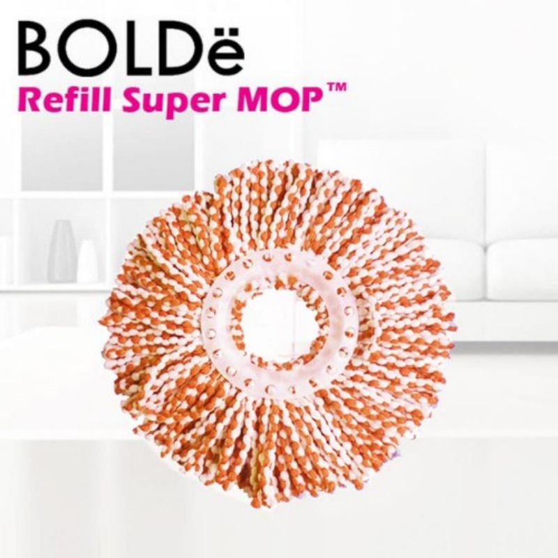 Refill Bolde Super Mop Kain Microfiber Isi Ulang Spin Mop