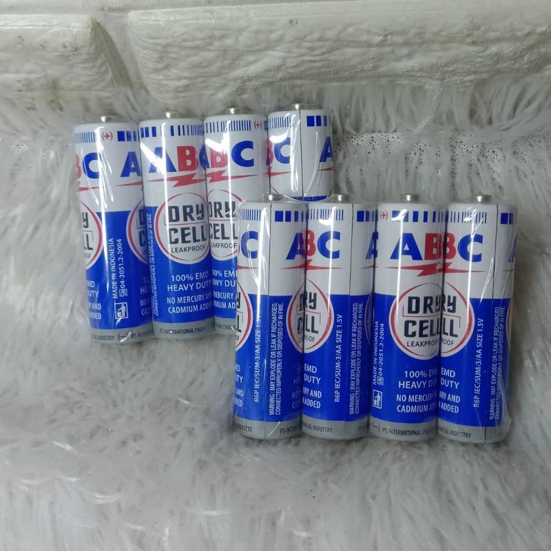 Jual 4pcs Baterai Abc Ukuran Aa A2batu Batre Abc Biru Indonesia