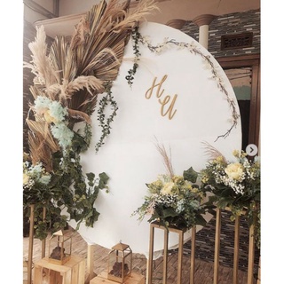 Jual Backdrop bulat diameter 2m / Dekorasi Lingkaran Akar Kayu Rangka ...