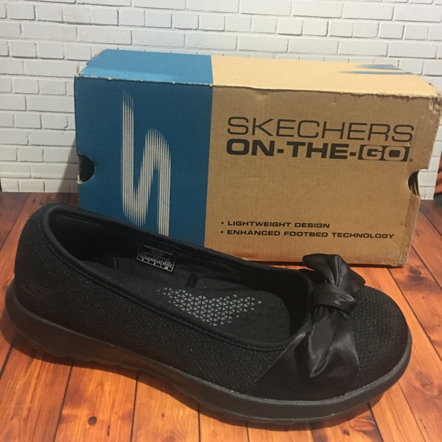 skechers go walk romance black
