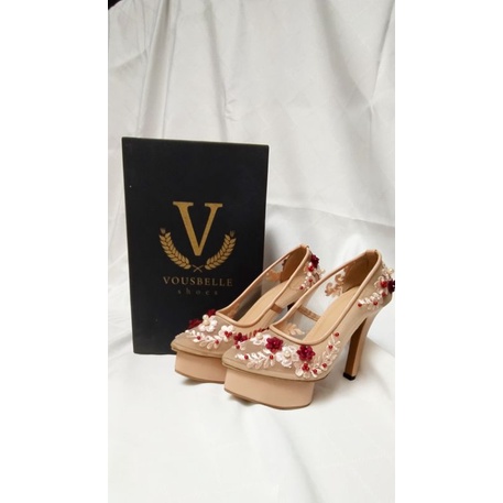 Wedding Shoes Formal Platform High Heels Preloved