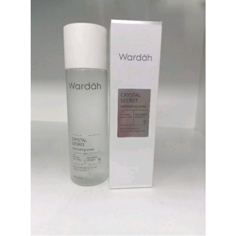 Wardah Crystal Secret Exfoliating Toner 125 ml( WHITE SECRET KEMASAN BARU)