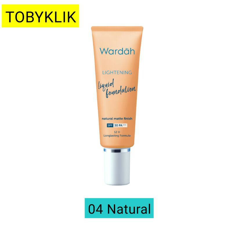 Wardah Lightening Liquid Foundation shade 1-4 25 ml