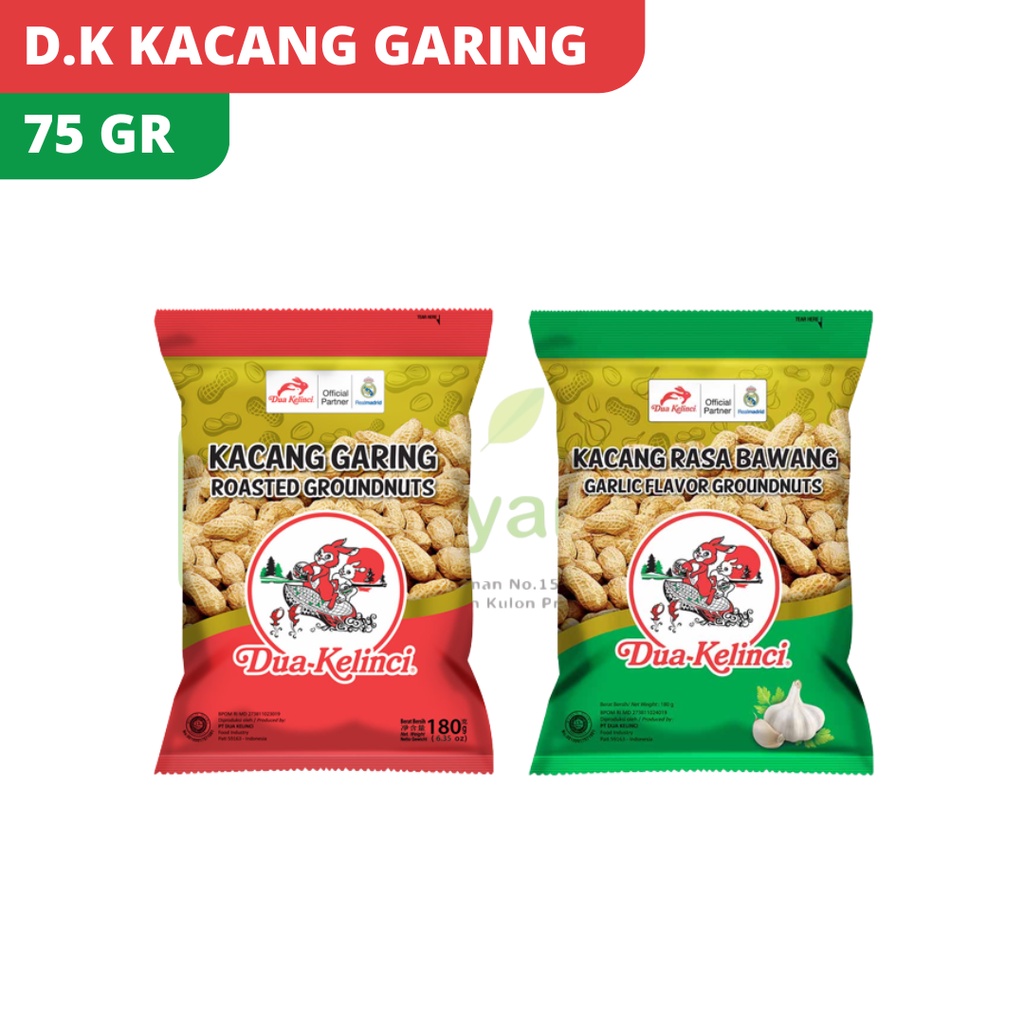 

DUA KELINCI KACANG KULIT GARING/ BAWANG 75GR