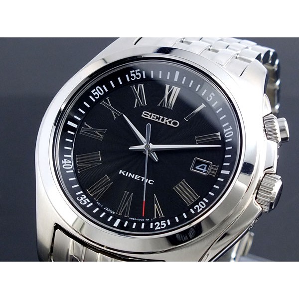 Seiko Kinetic SKA469P1 Classic Man Black Dial | Jam Pria SKA469