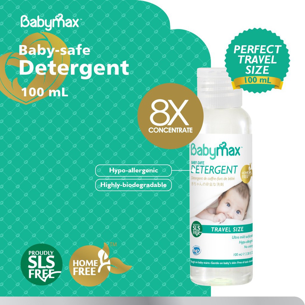 Detergent Packaged ( 1000mL + 600mL + 100mL Travel Size )