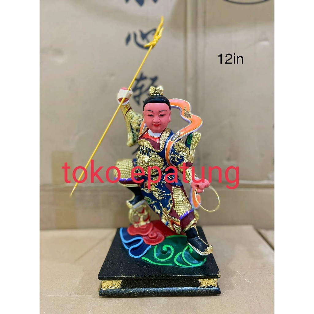 patung dewa naca / locia / nacha kayu - 12 inch - 01