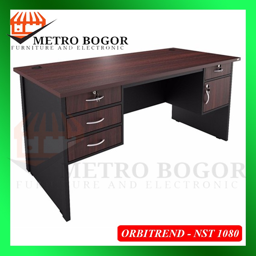 Meja Kantor 1 Biro Orbitrend NST 1080 Murah
