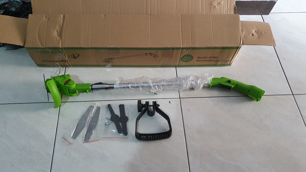 Mesin Potong Rumput Padi Uchiha Uciha Brush Cutter Cordless Baterai Tanpa Kabel