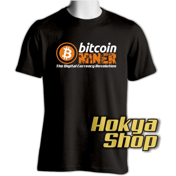 Kaos Hitam Bitcoin Miner #4