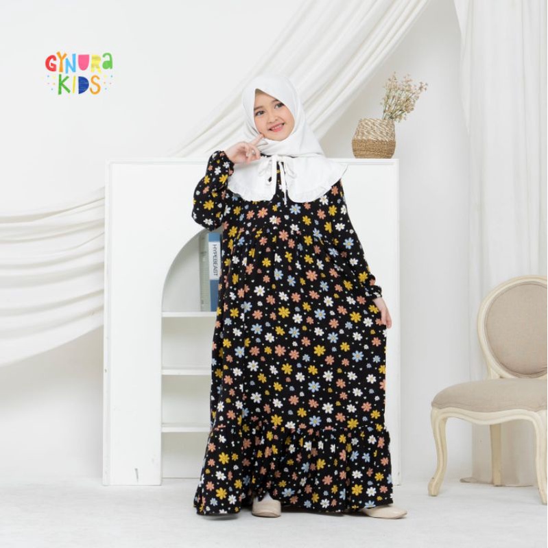 Baju muslim anak homedress HD03 Gynurakids