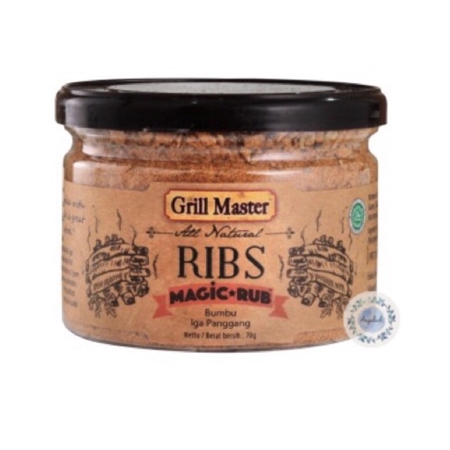 

Grill Master Ribs Magic Rub / Bumbu Iga Panggang 70gr
