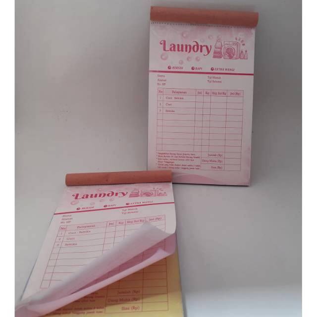 

NOTA LAUNDRY RANGKAP 3 NON CUSTOM