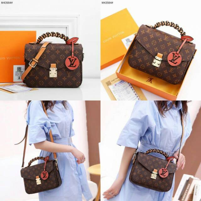 LOUIS VUITTON LV METIS MONOGRAM POCHETTE BRAIDED WITH BOX M43984
