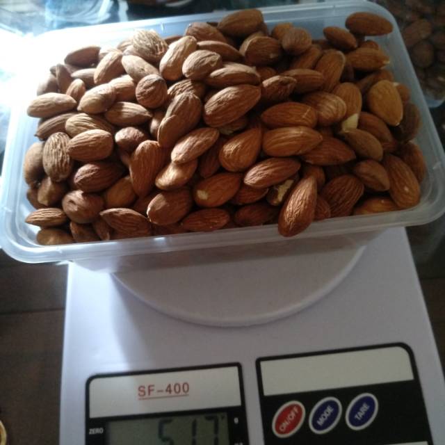 

Almond murni panggang 500gr Binjai