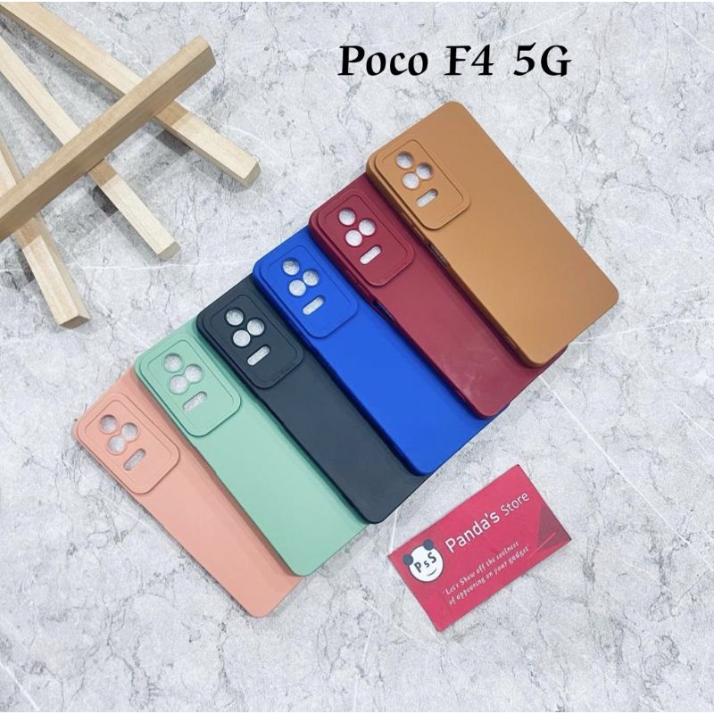 Softcase Pro Camera Poco F4 5G Candy Case Full Color 3D Silikon TPU