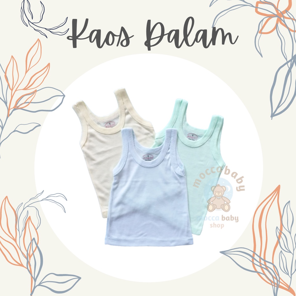 MBSS Singlet Anak / Kaos Dalam Anak / Kutung Polos Putih Warna