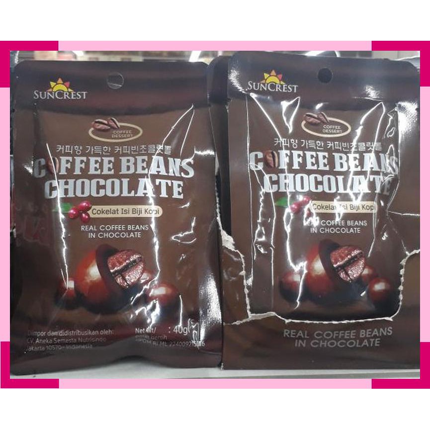 

coklat korea coffe bean chocolate 40 gram coklat isi biji kopi